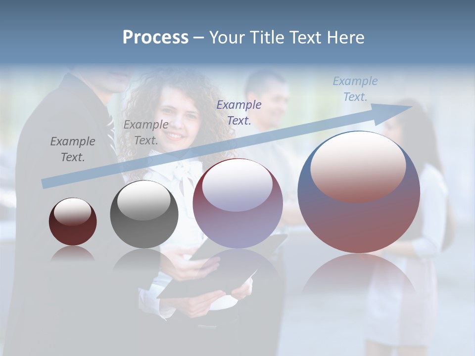 Job Smiling Women PowerPoint Template