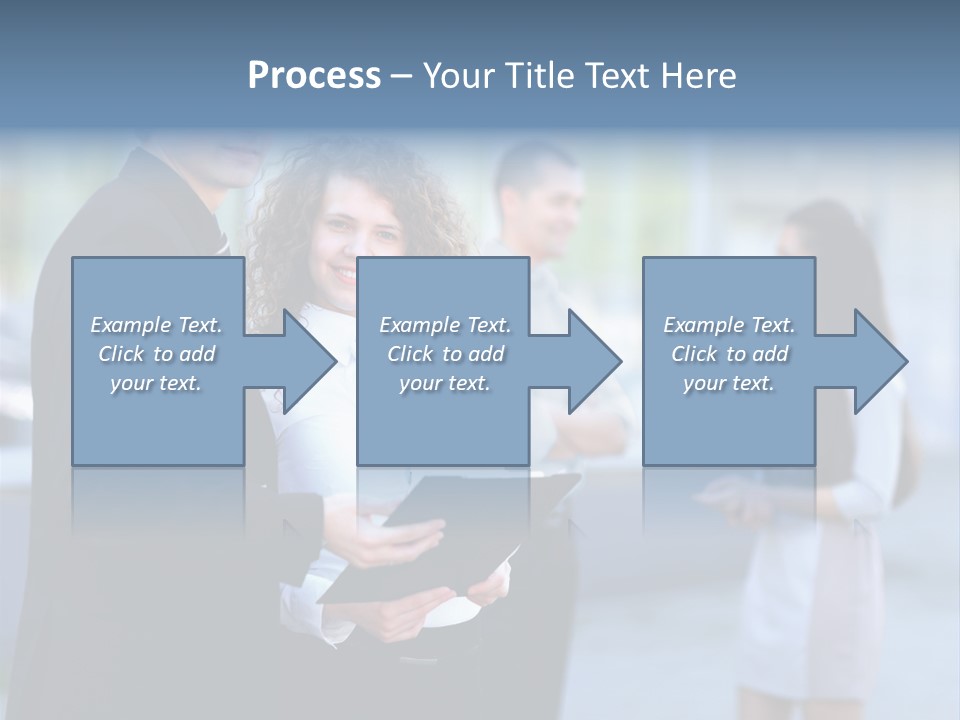 Job Smiling Women PowerPoint Template