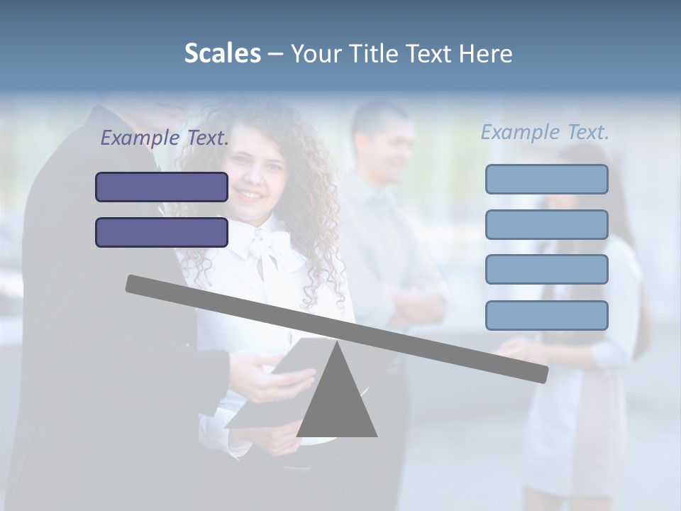 Job Smiling Women PowerPoint Template