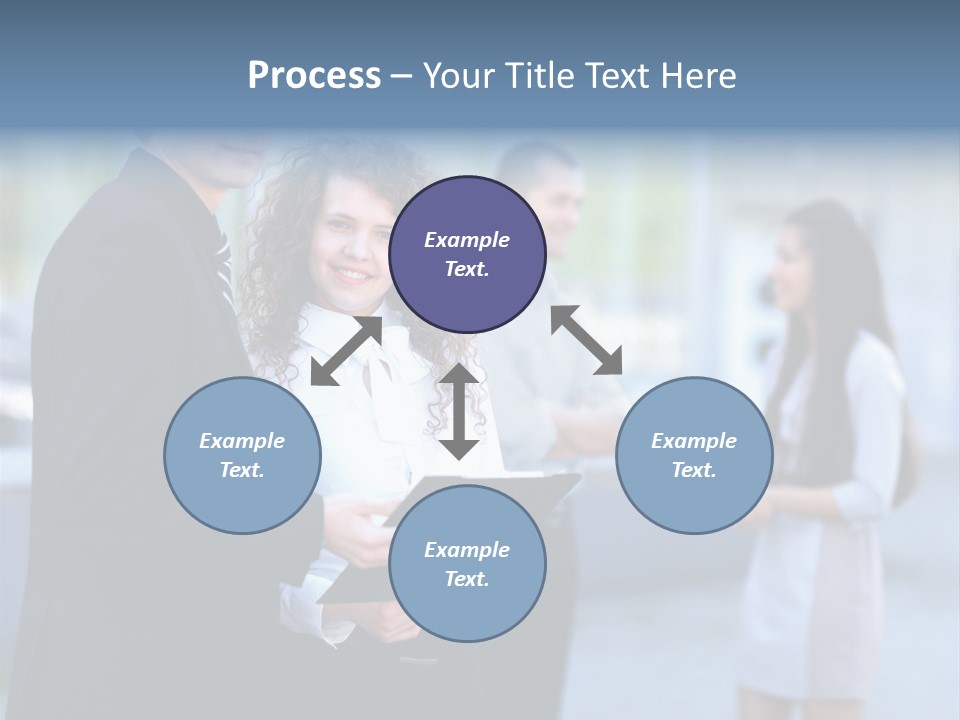 Job Smiling Women PowerPoint Template