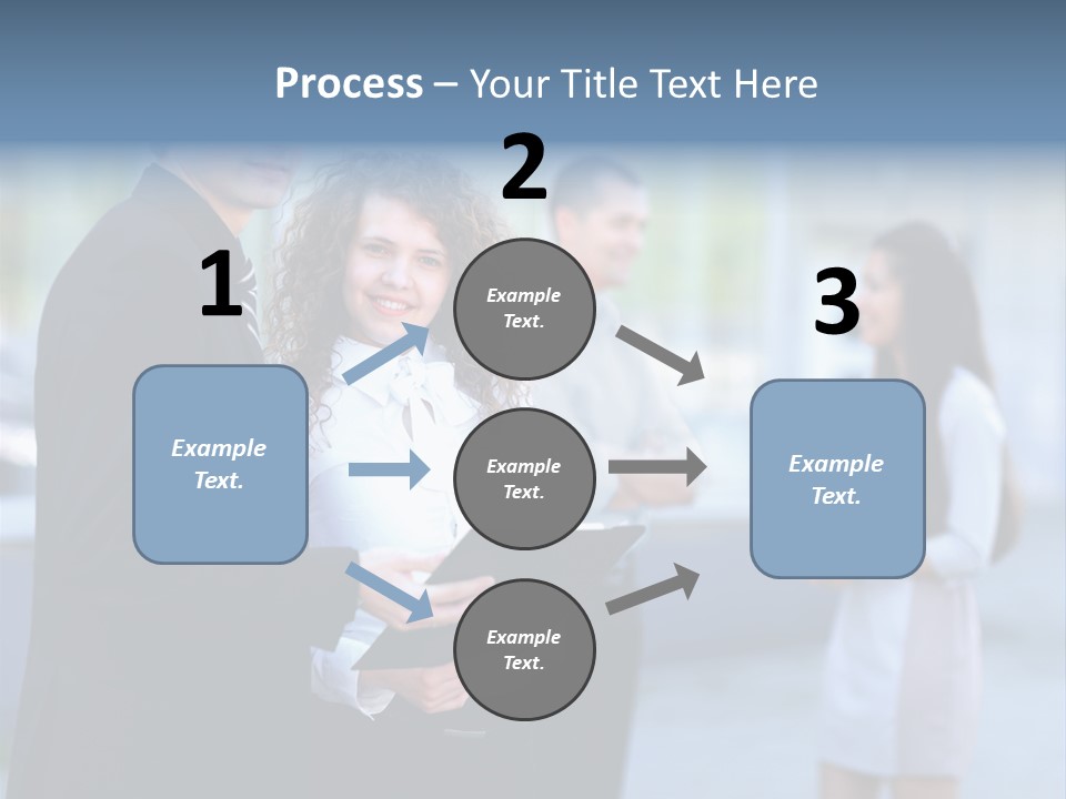 Job Smiling Women PowerPoint Template