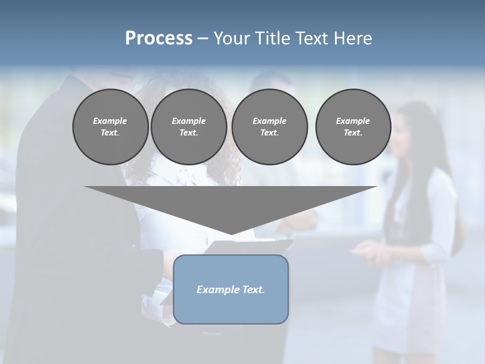 Job Smiling Women PowerPoint Template