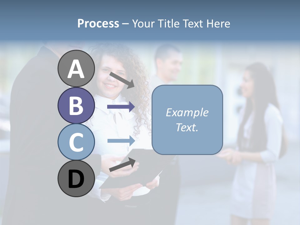 Job Smiling Women PowerPoint Template