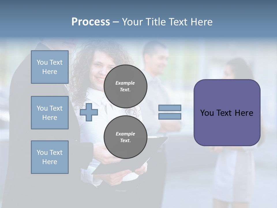 Job Smiling Women PowerPoint Template