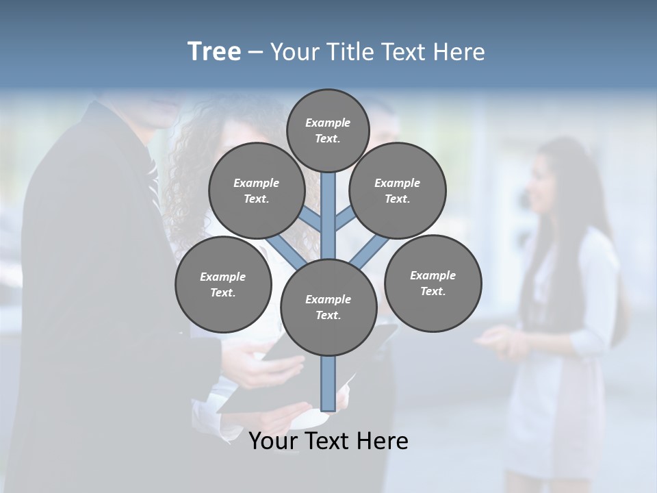 Job Smiling Women PowerPoint Template