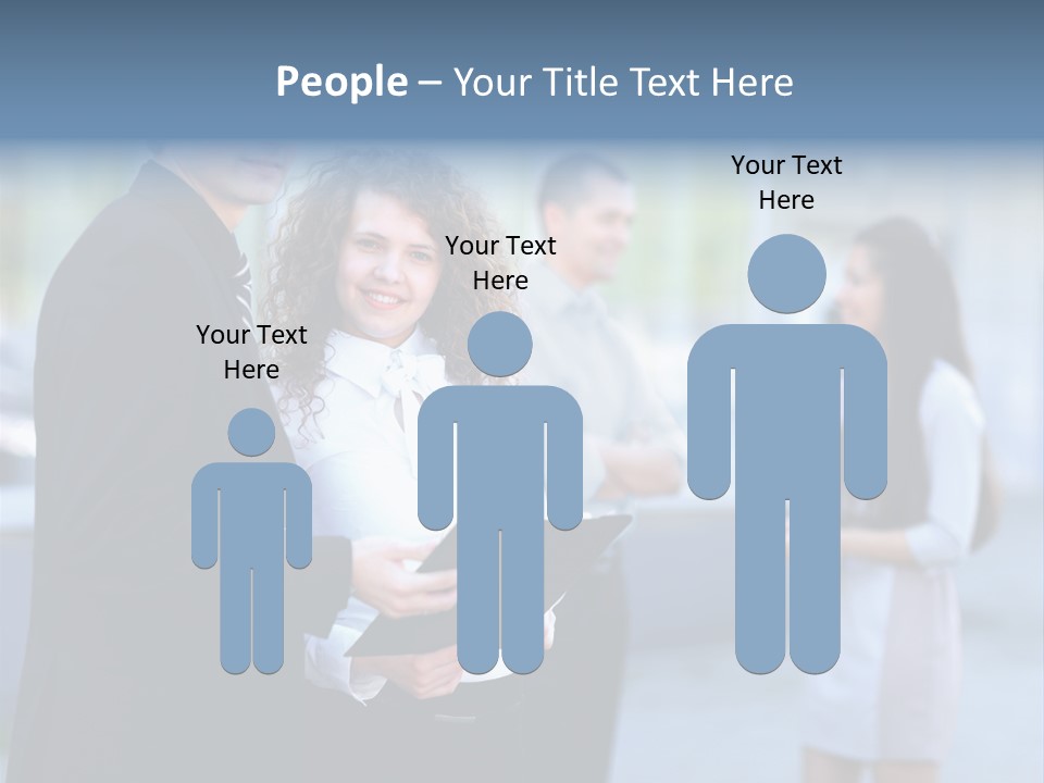 Job Smiling Women PowerPoint Template