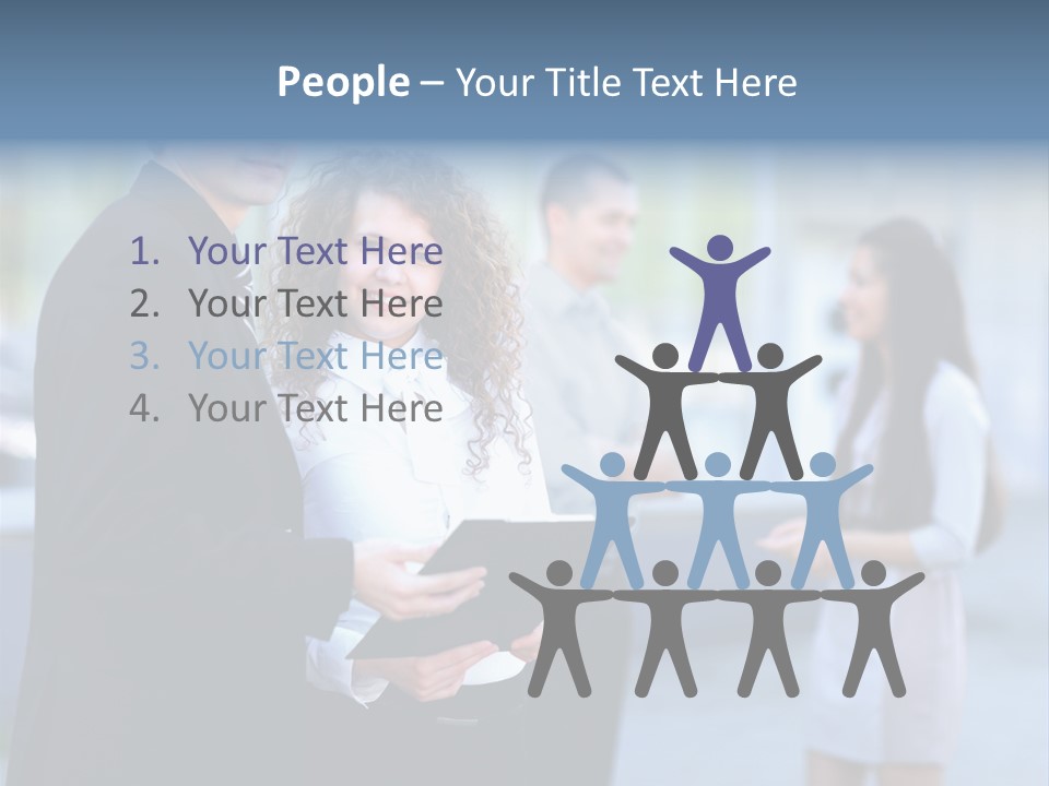 Job Smiling Women PowerPoint Template