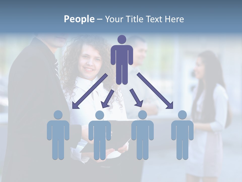 Job Smiling Women PowerPoint Template