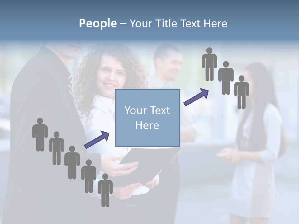 Job Smiling Women PowerPoint Template