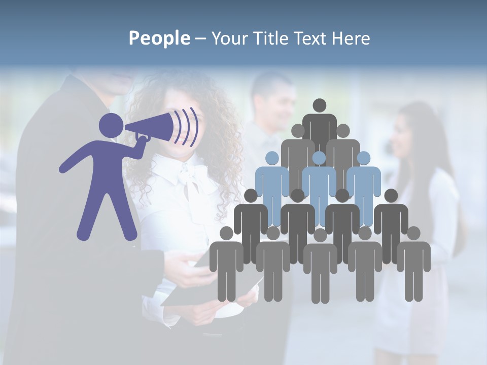 Job Smiling Women PowerPoint Template