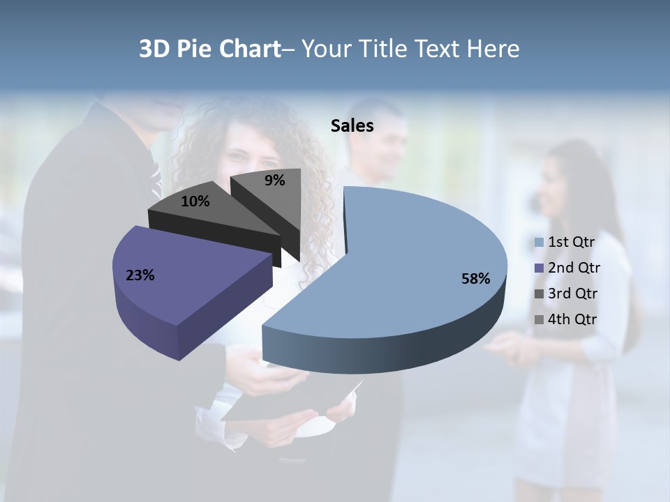 Job Smiling Women PowerPoint Template