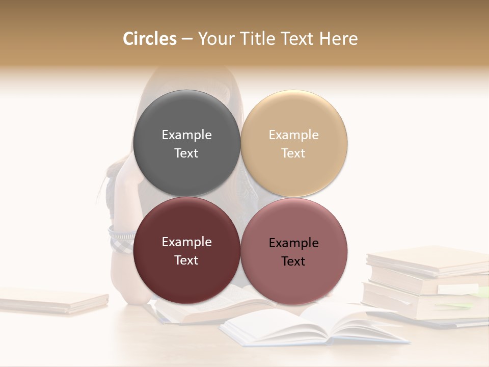 Girl Pretty Alone PowerPoint Template