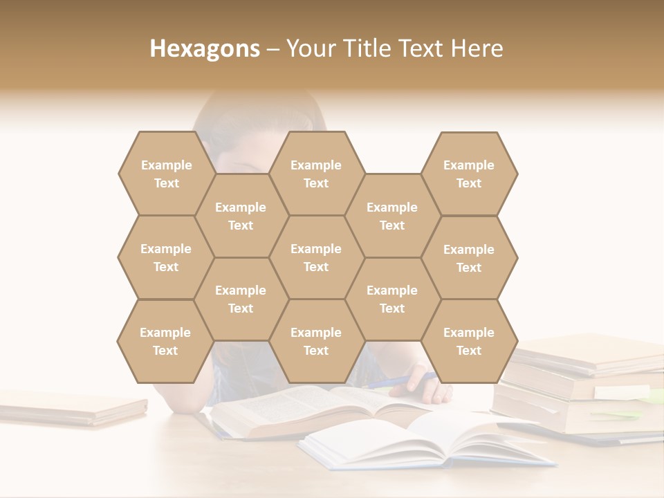 Girl Pretty Alone PowerPoint Template