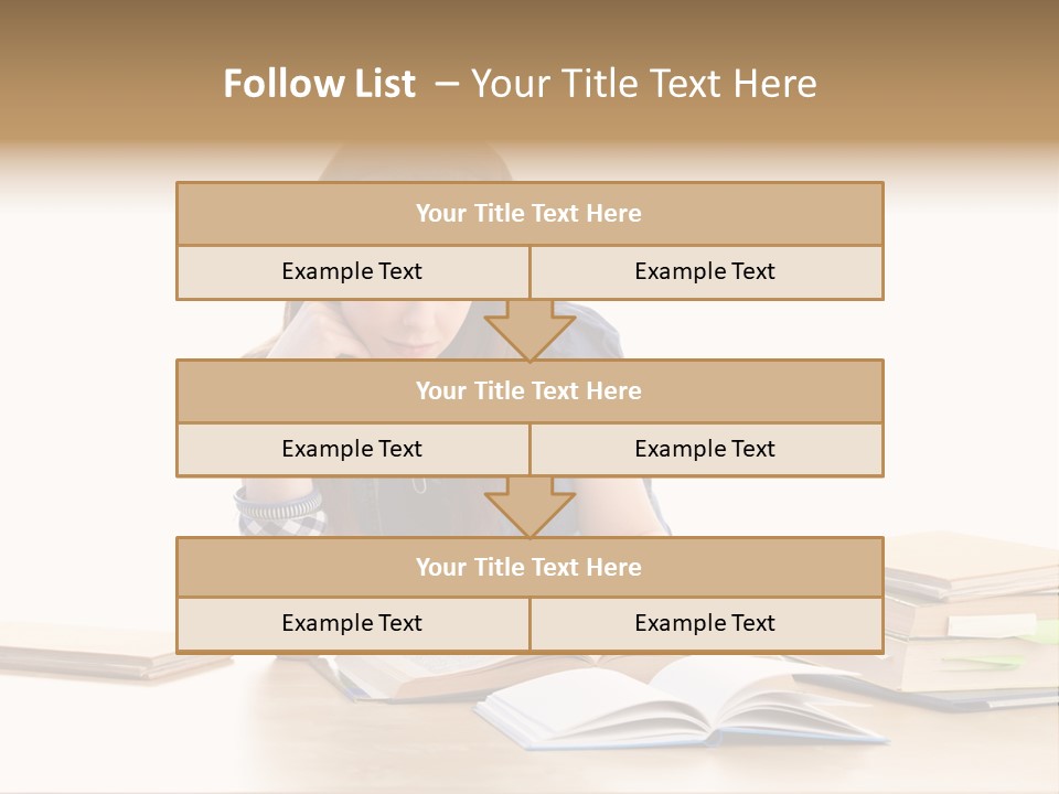 Girl Pretty Alone PowerPoint Template