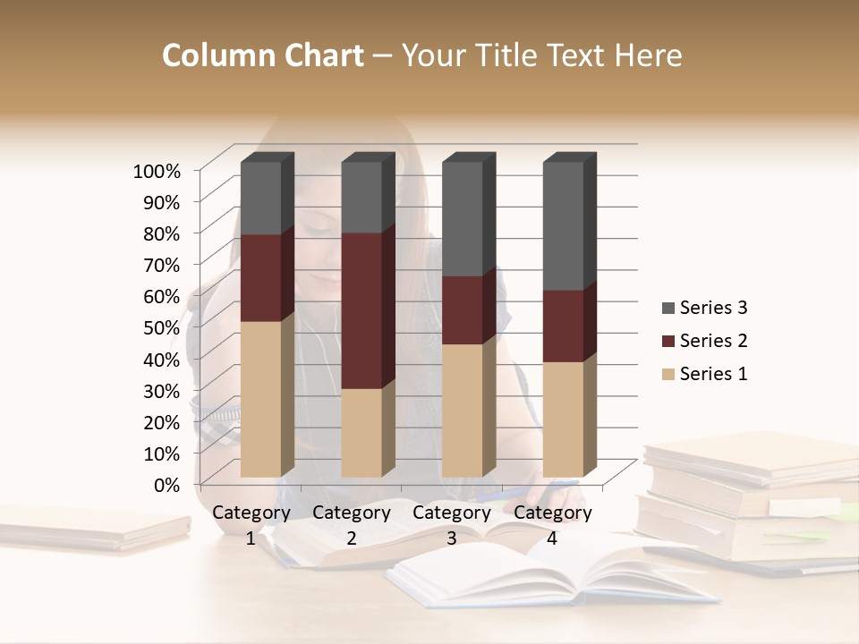 Girl Pretty Alone PowerPoint Template