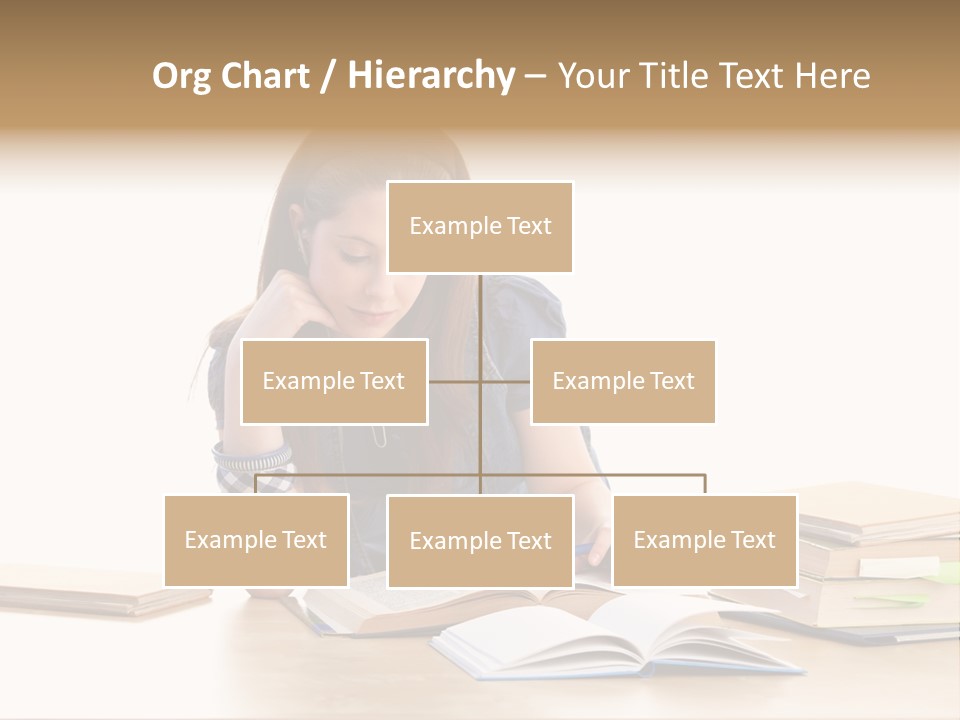 Girl Pretty Alone PowerPoint Template