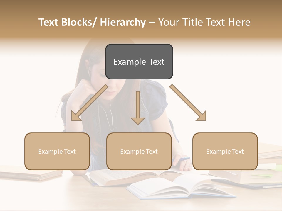 Girl Pretty Alone PowerPoint Template