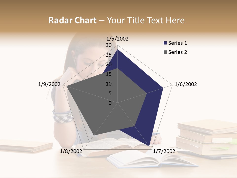 Girl Pretty Alone PowerPoint Template