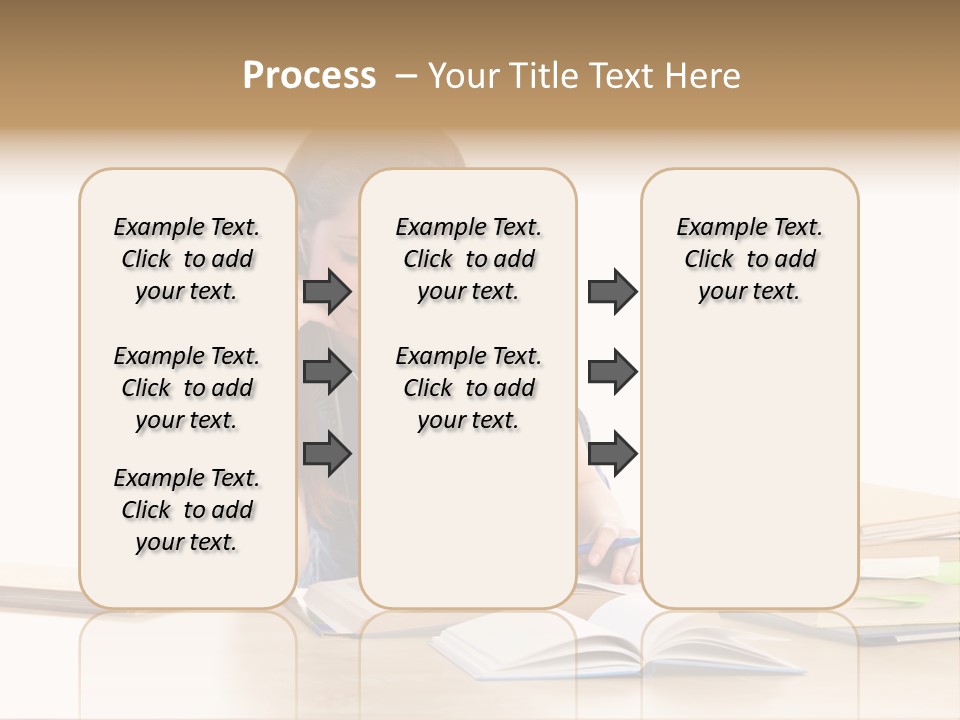 Girl Pretty Alone PowerPoint Template