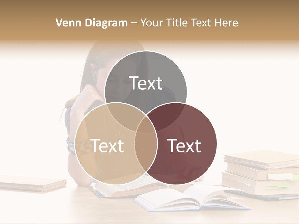 Girl Pretty Alone PowerPoint Template