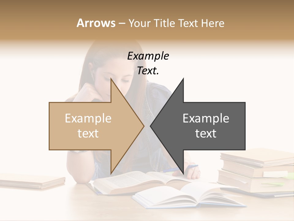 Girl Pretty Alone PowerPoint Template