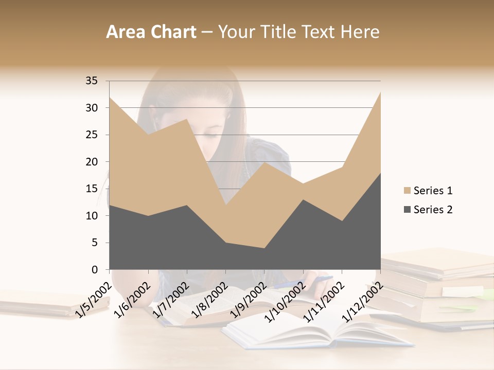 Girl Pretty Alone PowerPoint Template