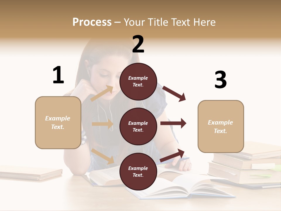 Girl Pretty Alone PowerPoint Template