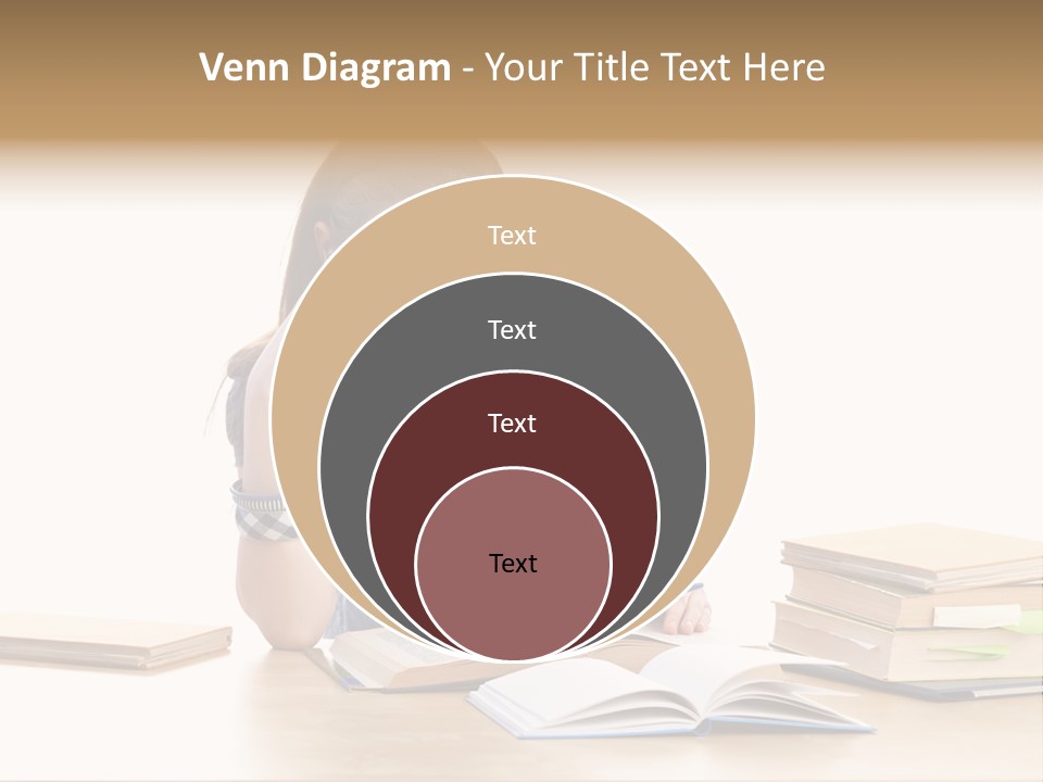 Girl Pretty Alone PowerPoint Template