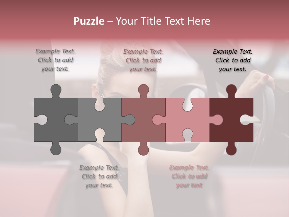 Red Young People PowerPoint Template