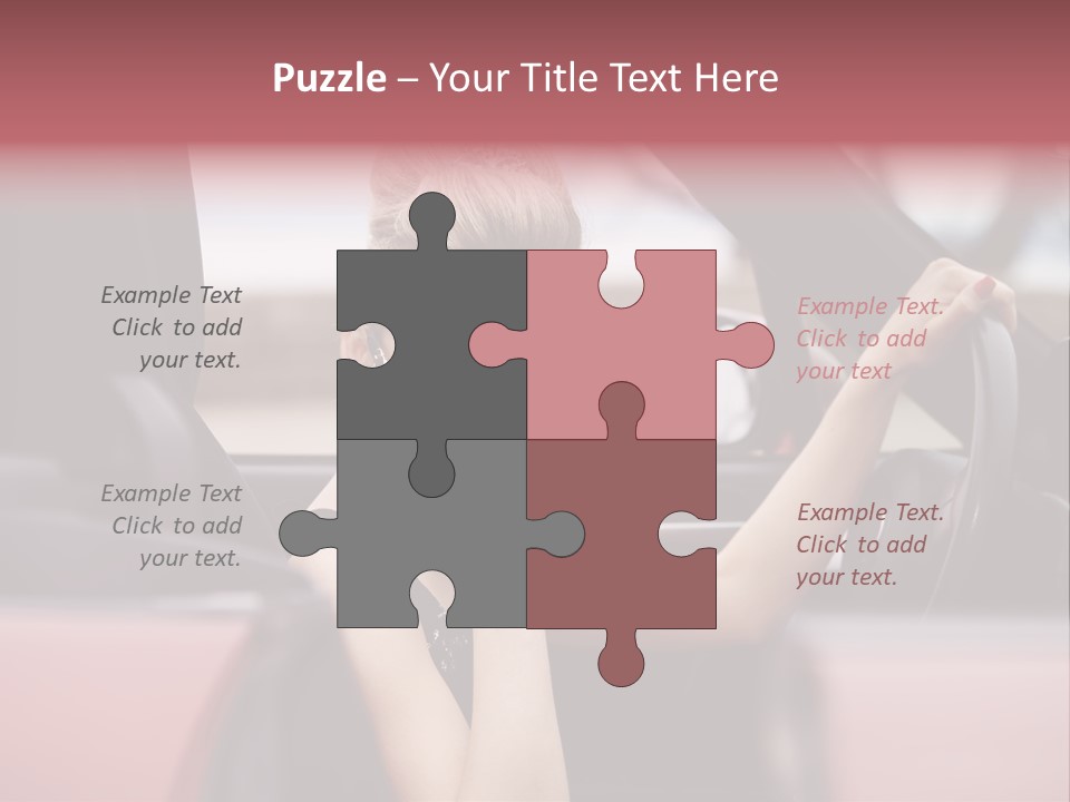 Red Young People PowerPoint Template