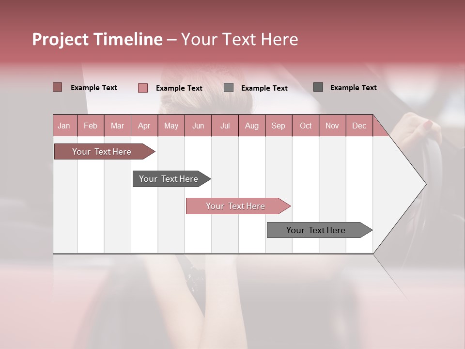 Red Young People PowerPoint Template