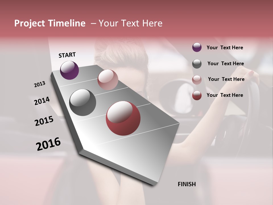 Red Young People PowerPoint Template