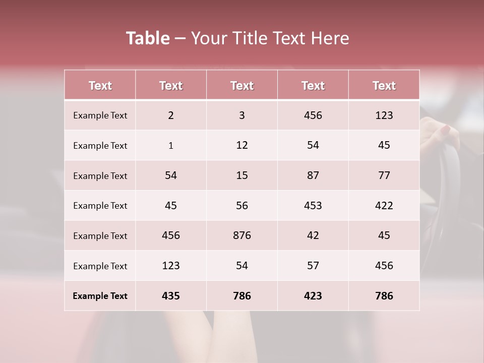 Red Young People PowerPoint Template