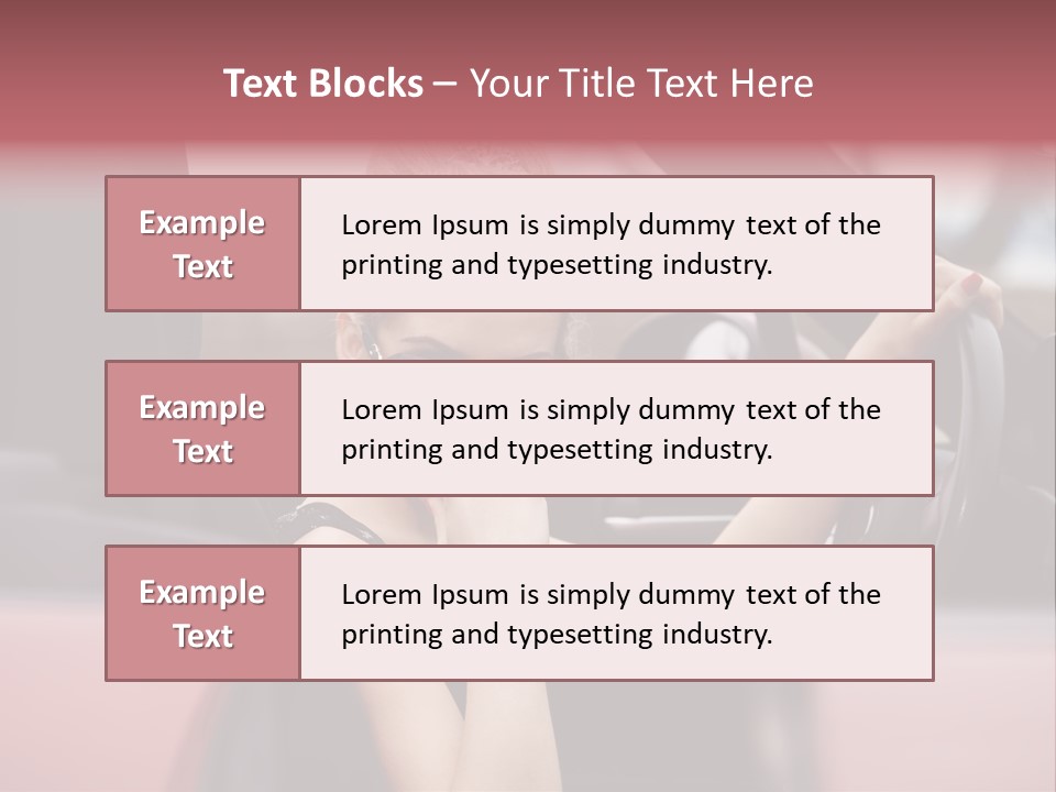 Red Young People PowerPoint Template