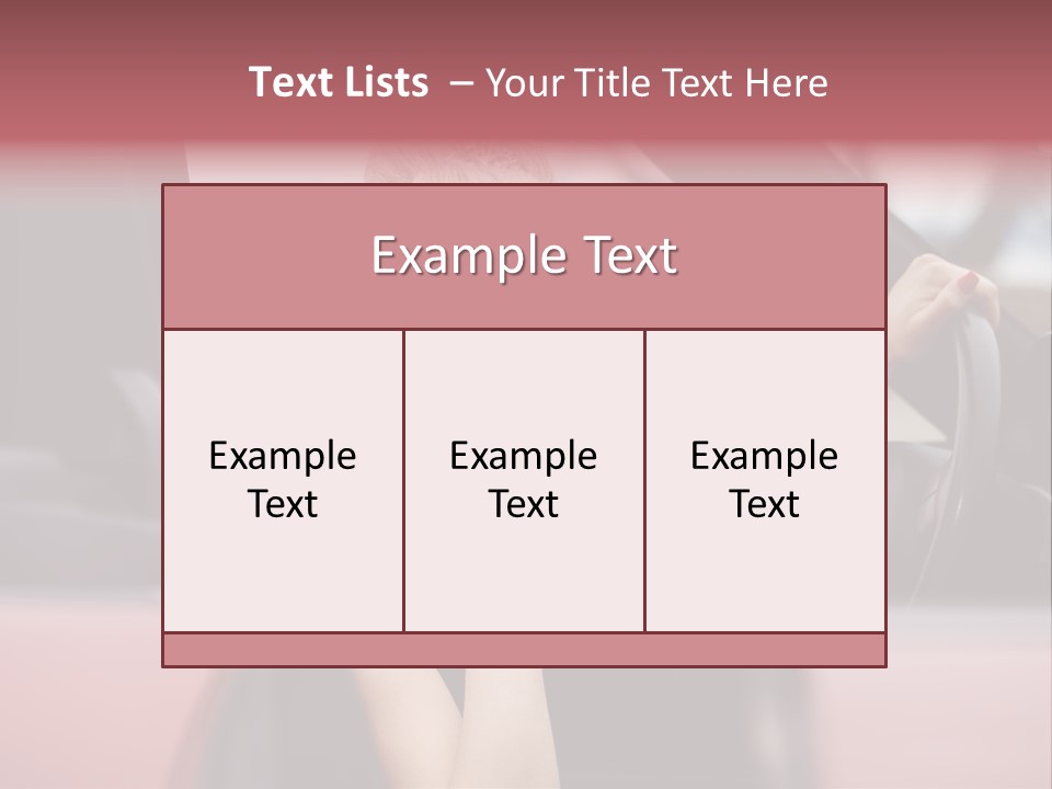 Red Young People PowerPoint Template