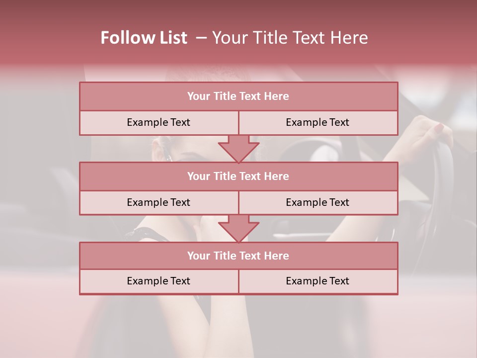 Red Young People PowerPoint Template