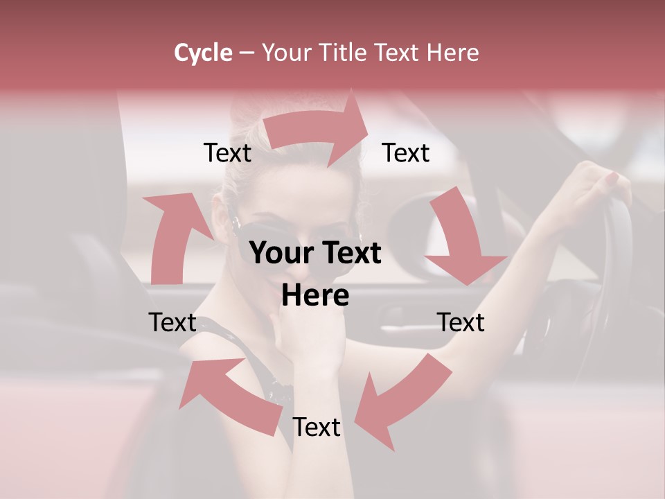 Red Young People PowerPoint Template