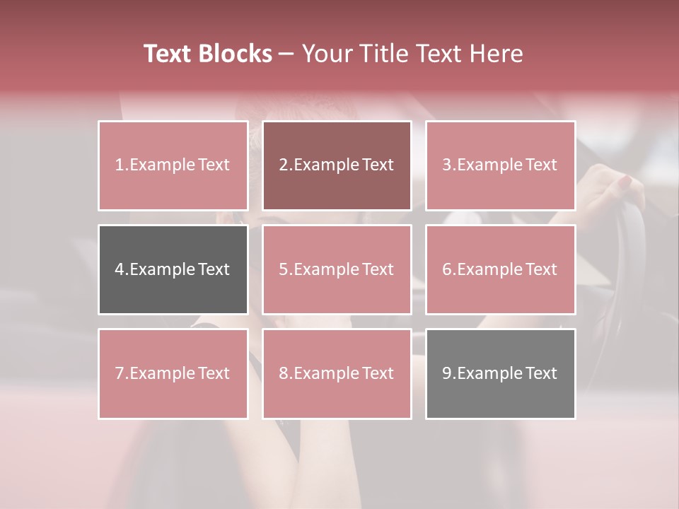 Red Young People PowerPoint Template