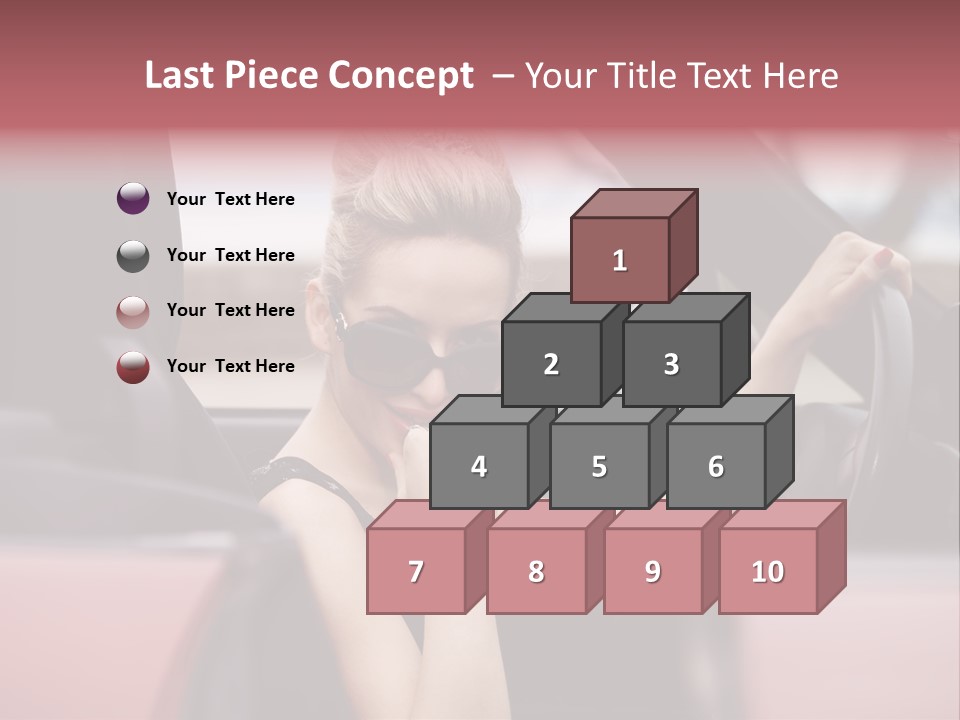Red Young People PowerPoint Template