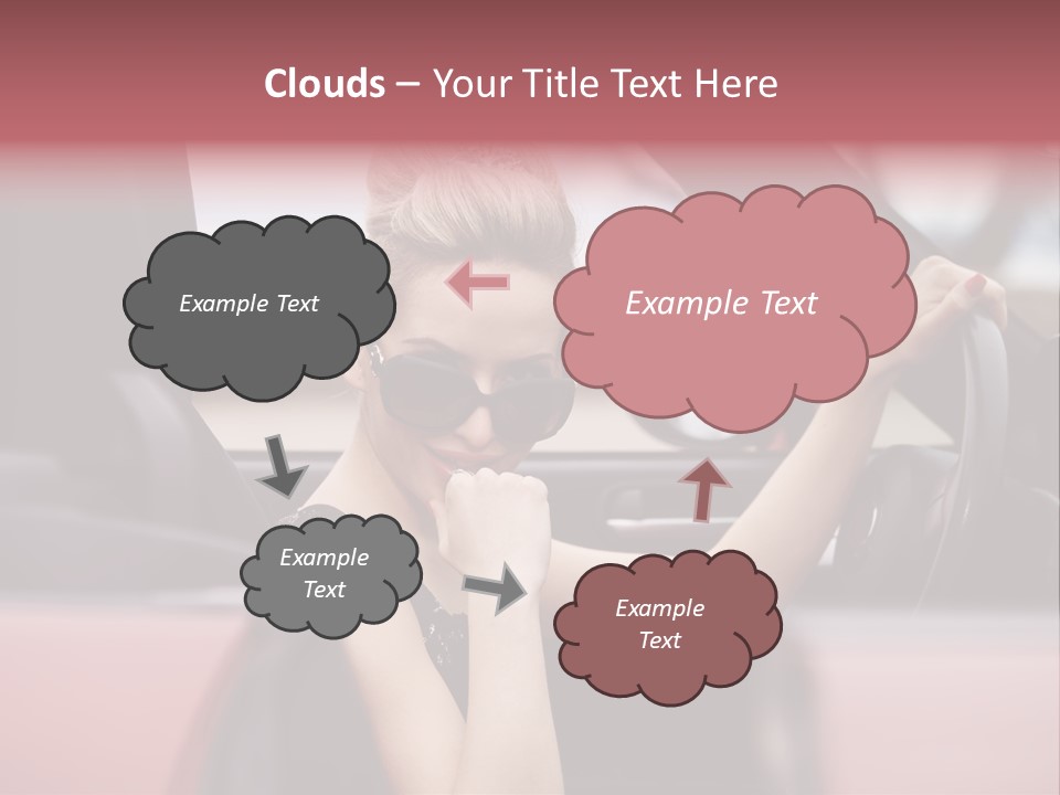 Red Young People PowerPoint Template