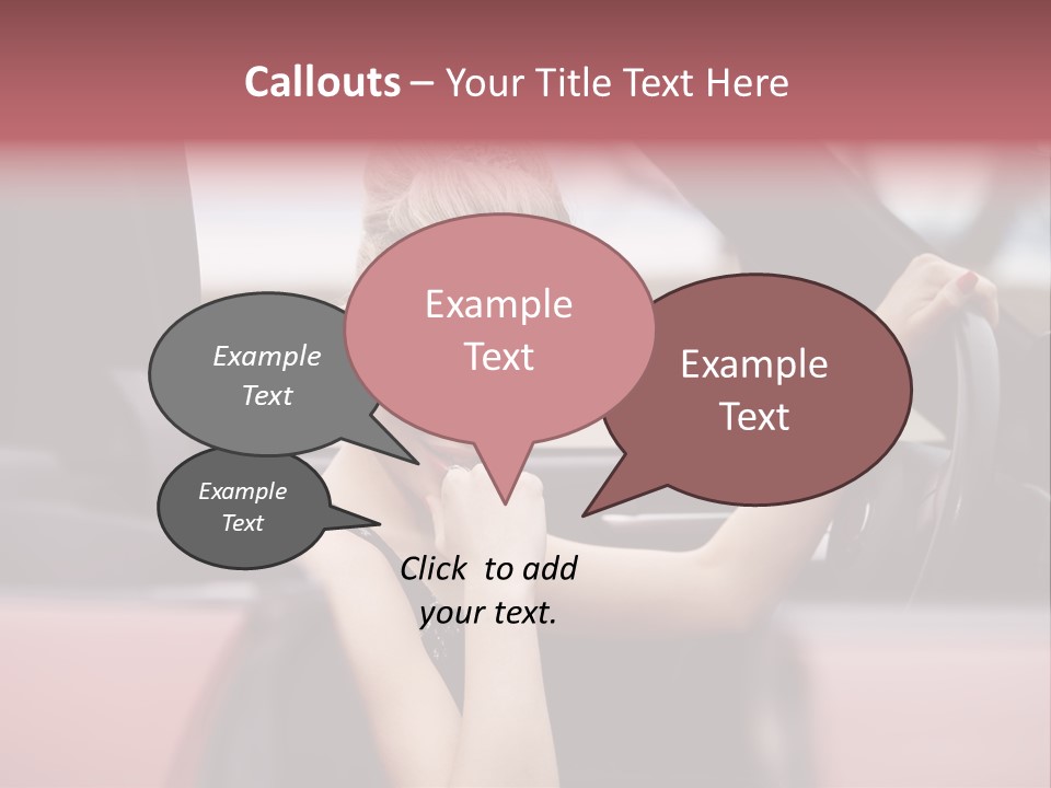 Red Young People PowerPoint Template