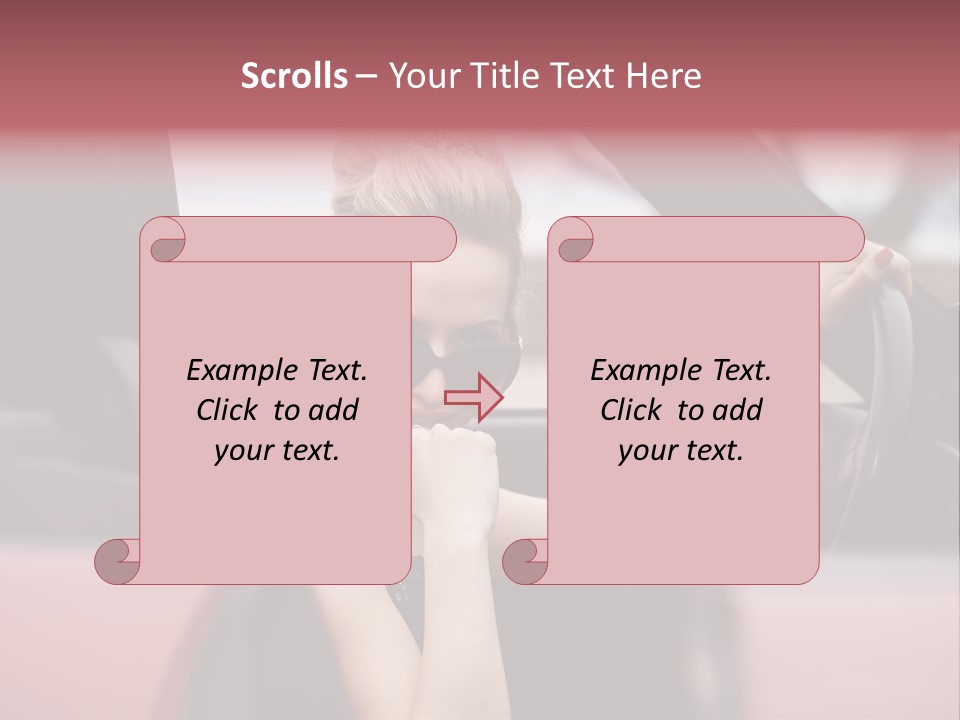 Red Young People PowerPoint Template