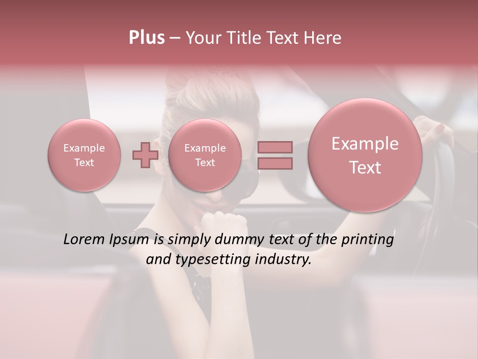 Red Young People PowerPoint Template