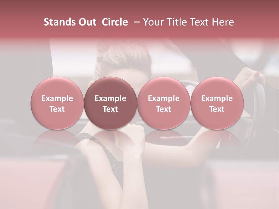 Red Young People PowerPoint Template