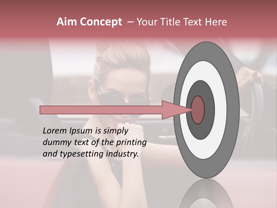 Red Young People PowerPoint Template