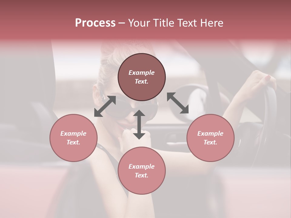 Red Young People PowerPoint Template