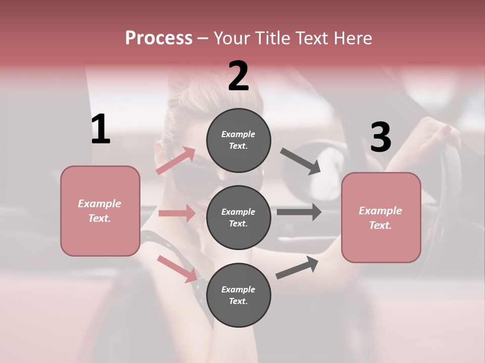 Red Young People PowerPoint Template