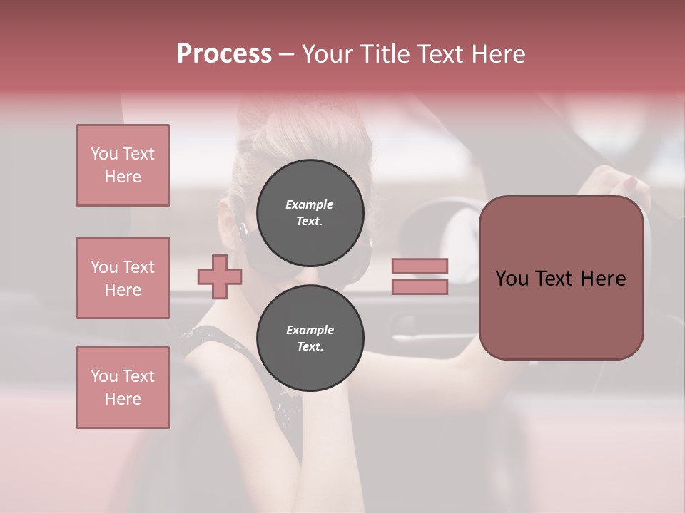 Red Young People PowerPoint Template