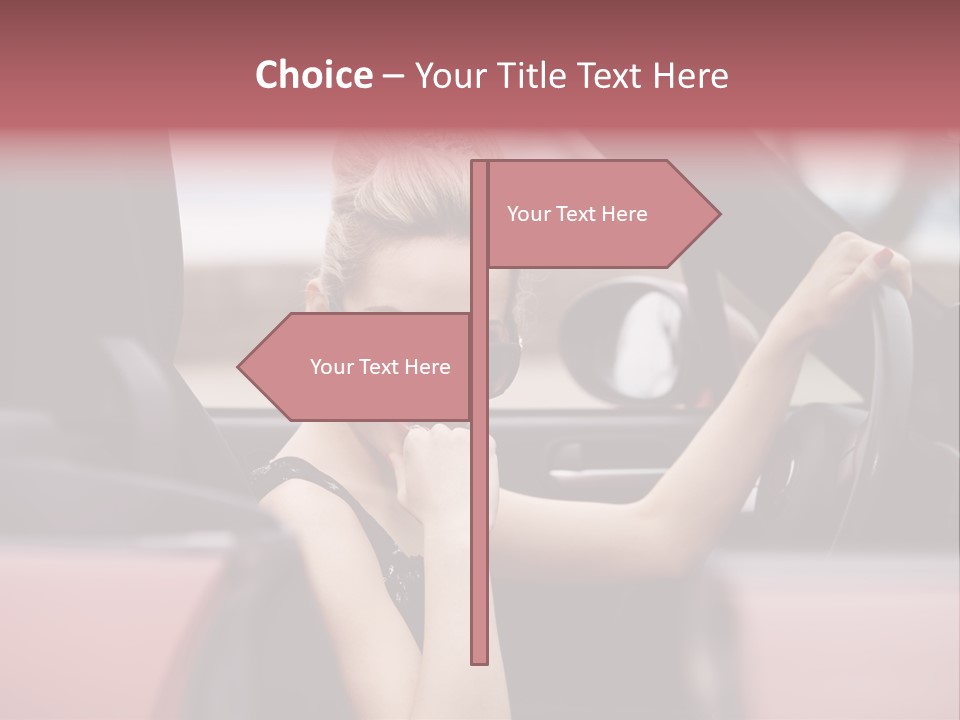 Red Young People PowerPoint Template