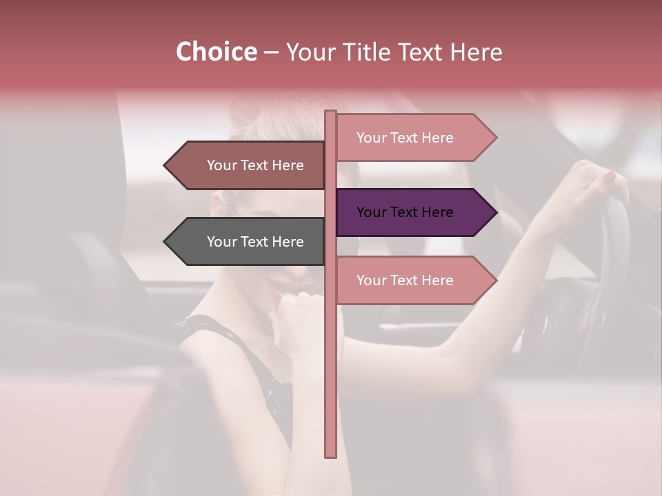Red Young People PowerPoint Template